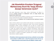 Tablet Screenshot of pozycjonowaniekrokpokroku.pl
